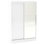 Lynx White Sliding Wardrobe White