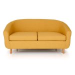 Turin 2 Seater Tub Chair – Mustard Yellow