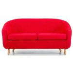 Turin 2 Seater Tub Chair – Red Red