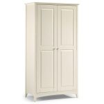 Cameo Stone White Double Wardrobe Cream