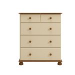 Colburn Cream 5 Drawer Chest Natural/Cream