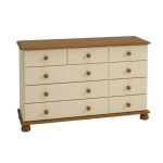 Colburn Cream 9 Drawer Chest Natural/Cream