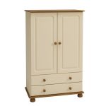 Colburn Cream Wide Wardrobe Natural/Cream