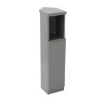 Siena Grey Corner Cabinet Grey
