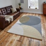 Grey Geometric Haines Rug Natural