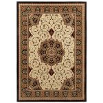 Black Heritage Rug Natural