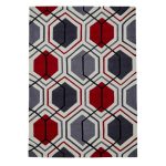 Red Hong Kong 7526 Rug Grey/Natural