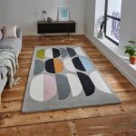 Grey Inaluxe Composition Rug Grey