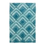 Blue Chevron Noble House Rug Blue