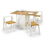 Savoy White 4 Seater Dining Set White/Natural