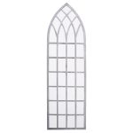 Fallen Fruits Gothic Outdoor Tall Mirror White