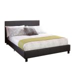 Faux Leather Black Bed in a Box Black