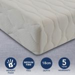 Relyon Memory Foam 300 Mattress with Coolmax White