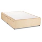 Beige Chenille Divan Base Beige