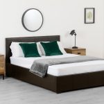 Waverley Brown Faux Leather Storage Bedstead Brown