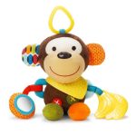 Skip Hop Bandana Buddies Monkey Teether Brown/Yellow/Orange
