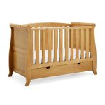 Woodhouse Antique Sleigh Cot Bed Natural