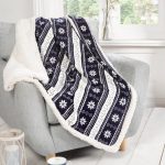 Rapport Home Alpine 130cm x 160cm Throw Blue