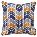 Chevron Cushion Navy