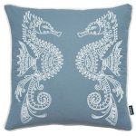 Seahorse Cushion Navy