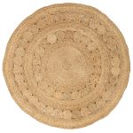 Spiro Jute Round Rug Natural