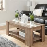 Villa Walnut Lift Up Coffee Table Natural/Cream