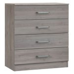 Minnesota Grey 4 Drawer Chest Grey