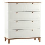 Arcadia 5 Drawer Chest White