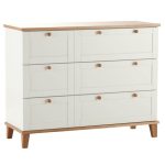 Arcadia 3 Drawer Chest White
