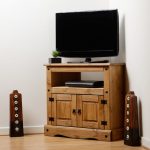 Corona Corner TV Stand Natural