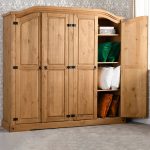 Corona 4 Door Wardrobe Natural