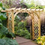 Forest Large Ultima Pergola Arch Natural