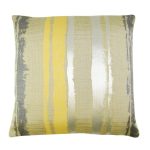 Large Margo Ochre Stripe Cushion Cover Ochre