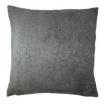 Chenille Orlando Charcoal Cushion Cover Charcoal