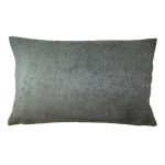 Chenille Orlando Charcoal Rectangular Cushion Cover Charcoal