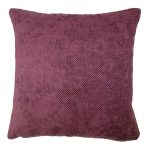 Large Chenille Orlando Plum Cushion Cover Plum Purple