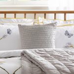 Harris & Hatherly by Jane Abbott 100% Cotton Velvet Silver Cushion Silver