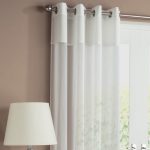 Rio Voile Curtains White