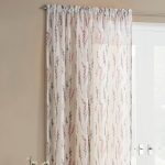 Willow Purple Slot Top Voile Curtains Purple