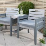 Florenity Grigio Tete a Tete Bench Set Grey