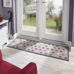 Marvel Mat Spot Washable Runner 50x150cm Grey/Orange/Purple