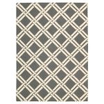 Grey Linear 4 Rug Grey