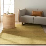 Calvin Klein Verbena Linear Glow Rug Green