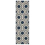 Blue Linear 7 Runner Blue