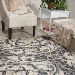 Ivory and Charcoal Maxell 10 Rug Black/Natural