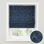 Versailles Roman Blind Navy Navy