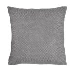 Chenille Spot Charcoal Cushion Charcoal