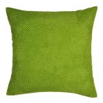 Large Chenille Spot Green Cushion Green