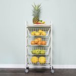 Hahn Fiesta Ivory Kitchen Trolley White