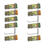 Hahn Pisa Chrome 12 Jar Wall Spice Rack Chrome (Silver)